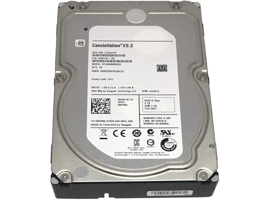 Amazon | Seagate ST4000NM0033 Constellation ES.3 4TB 3.5インチ