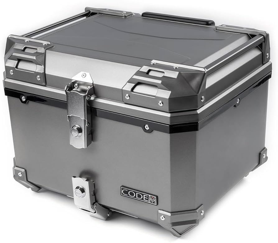 Amazon | CODEM バイク リアボックス 57L 大容量 トップケース ABS