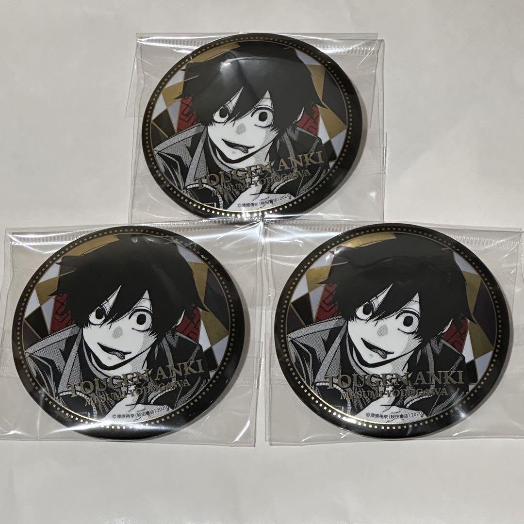 Amazon.co.jp: 桃源暗鬼 渋谷TSUTAYA 淀川真澄 メタリック缶バッジ T