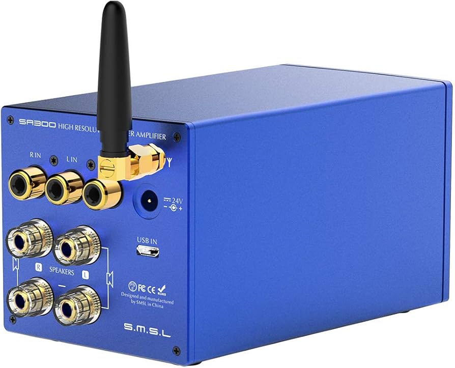 Amazon.co.jp: S.M.S.L SA300 Bluetooth 5.0 アンプ パワーアンプ HI