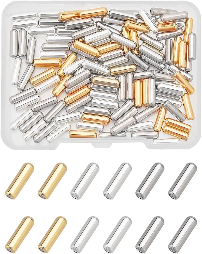 Amazon.com: NBEADS 90 Pcs 3 Color Brass Lapel Stick Pin End Caps