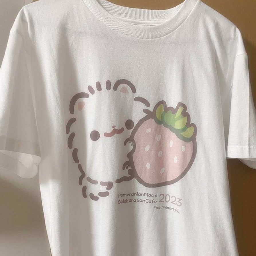Amazon.co.jp: ポメラニアンもち もち ぷりぬい tシャツ 量産型 地雷