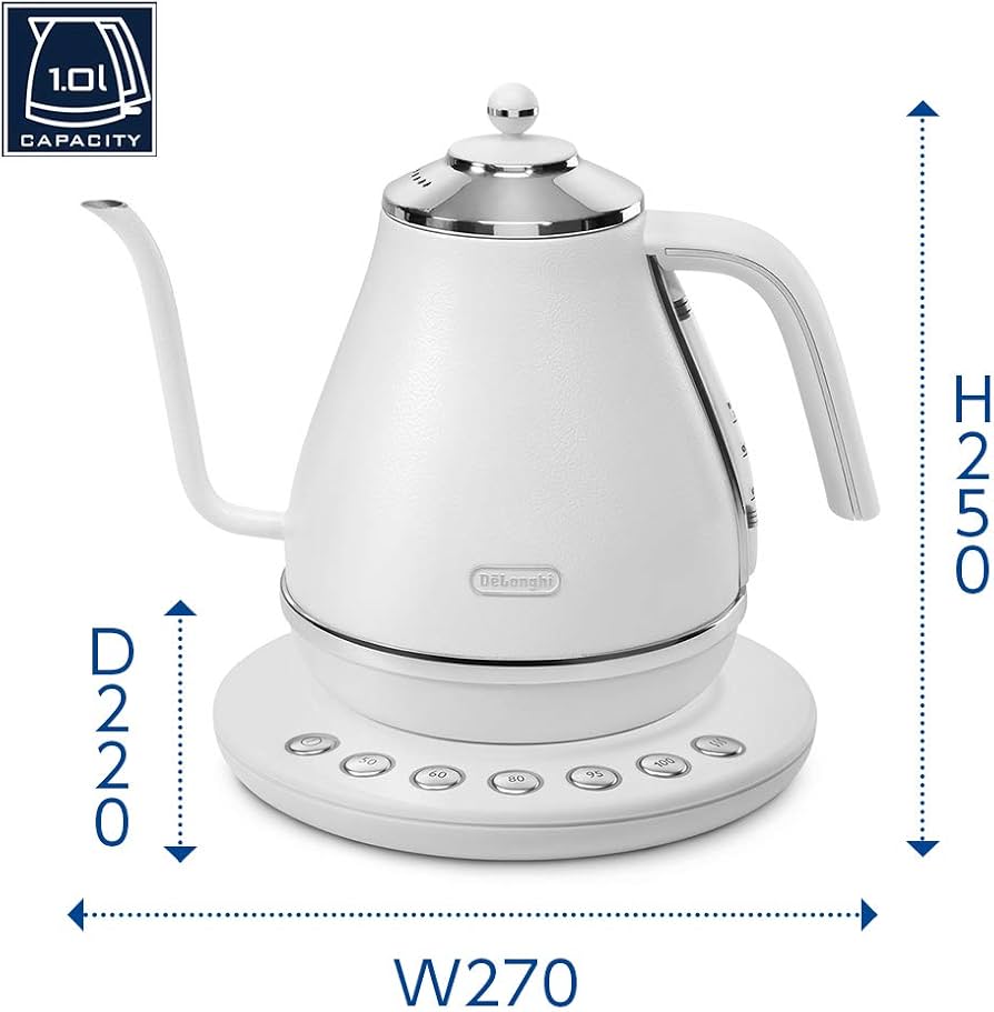 Amazon | De'Longhi (デロンギ) 電気カフェケトル アイコナ KBOE1230J