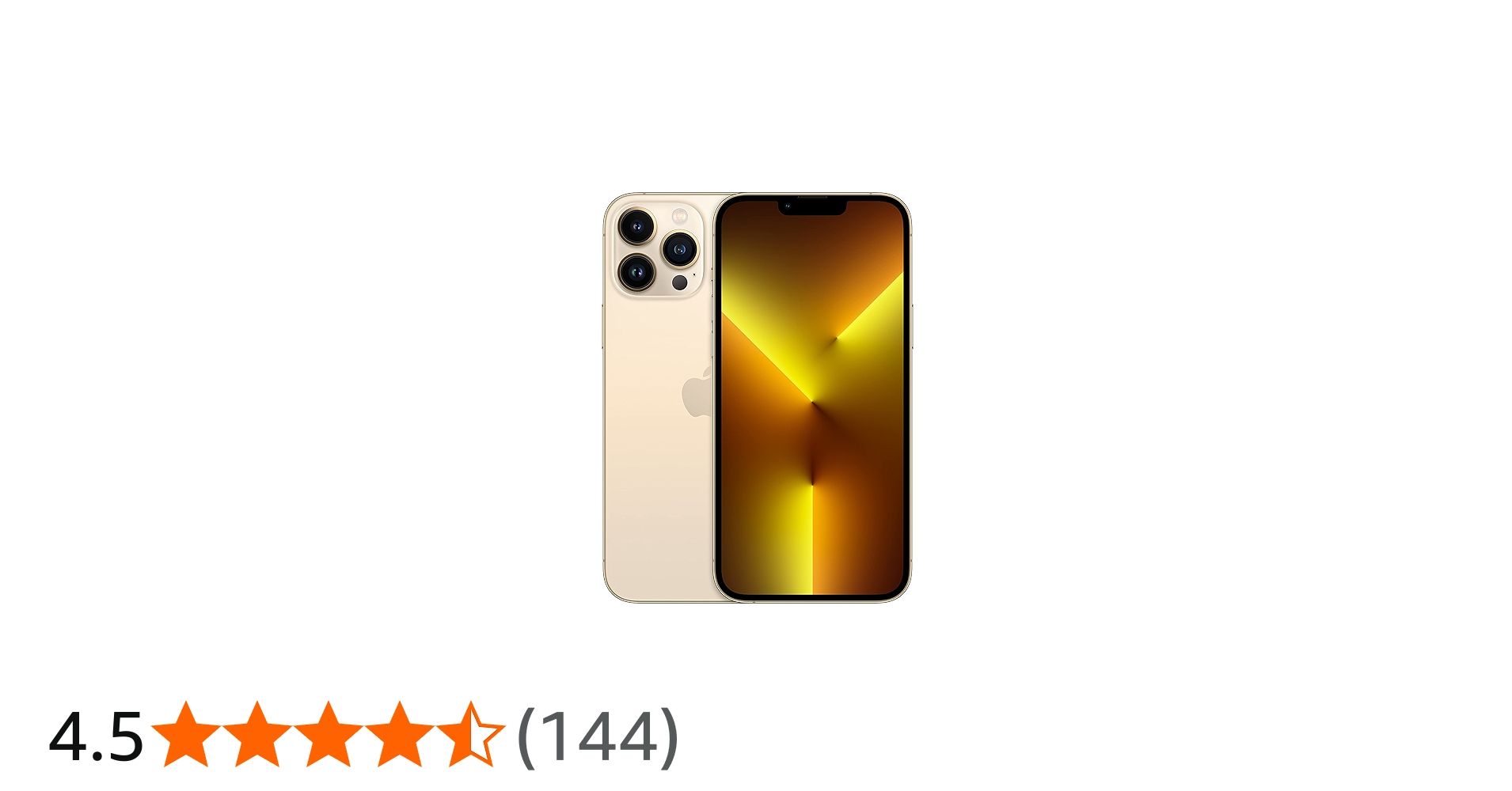 iPhone 13 Pro Max, 128GB, Gold - Unlocked (Renewed Premium