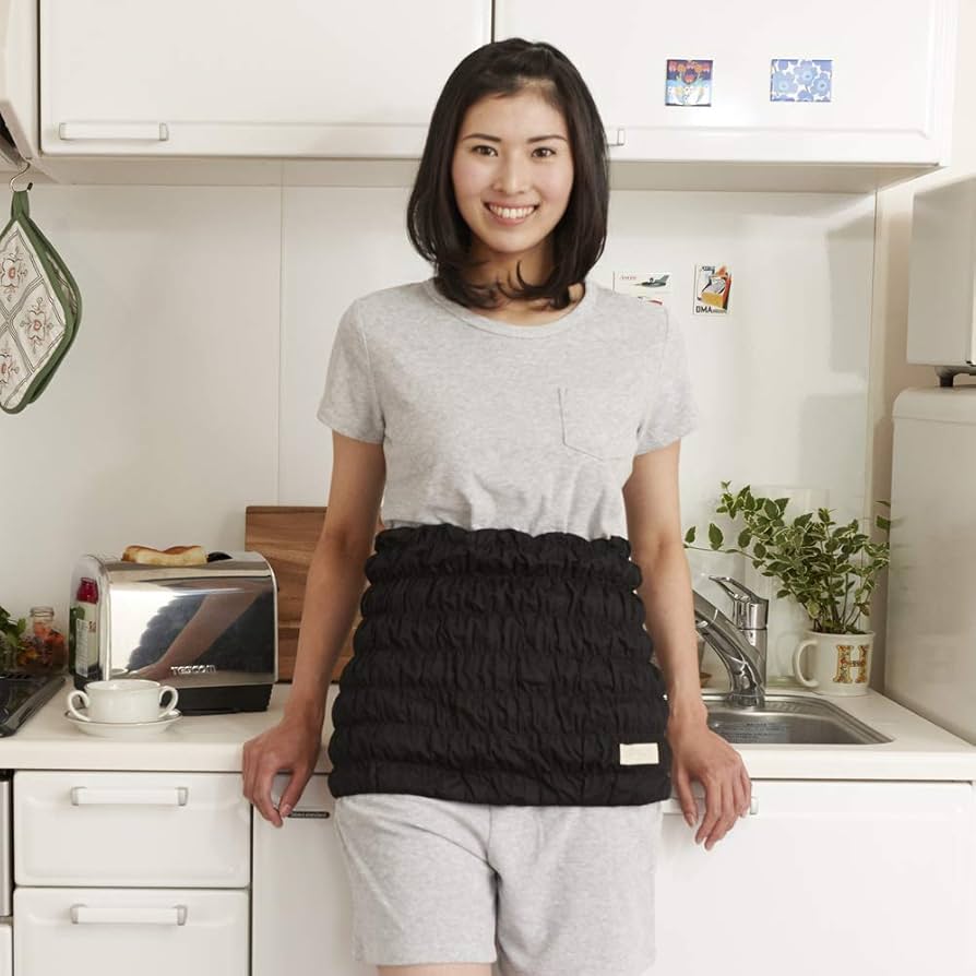 Amazon | イオンドクター ウエストウォーマーRE (ブラック) | イオン