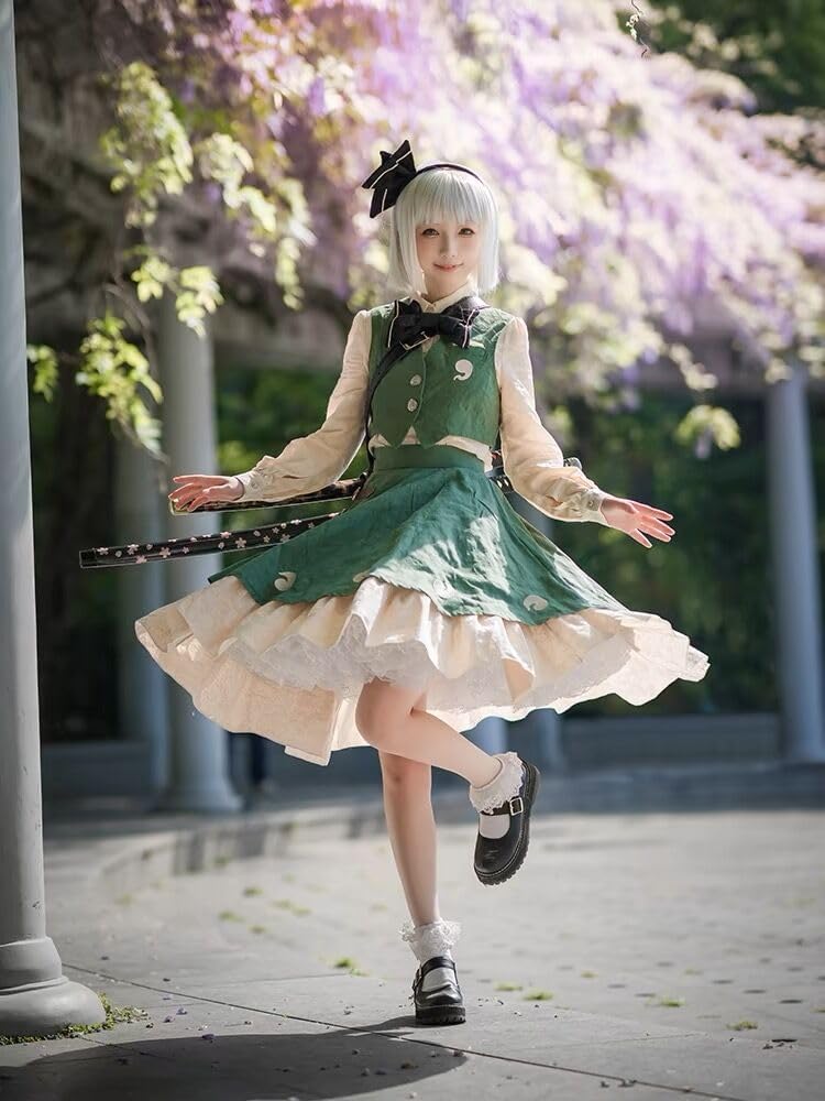 Amazon.co.jp: 超原版 魂魄妖夢コスプレ衣装 （ウィッグ 靴別売り