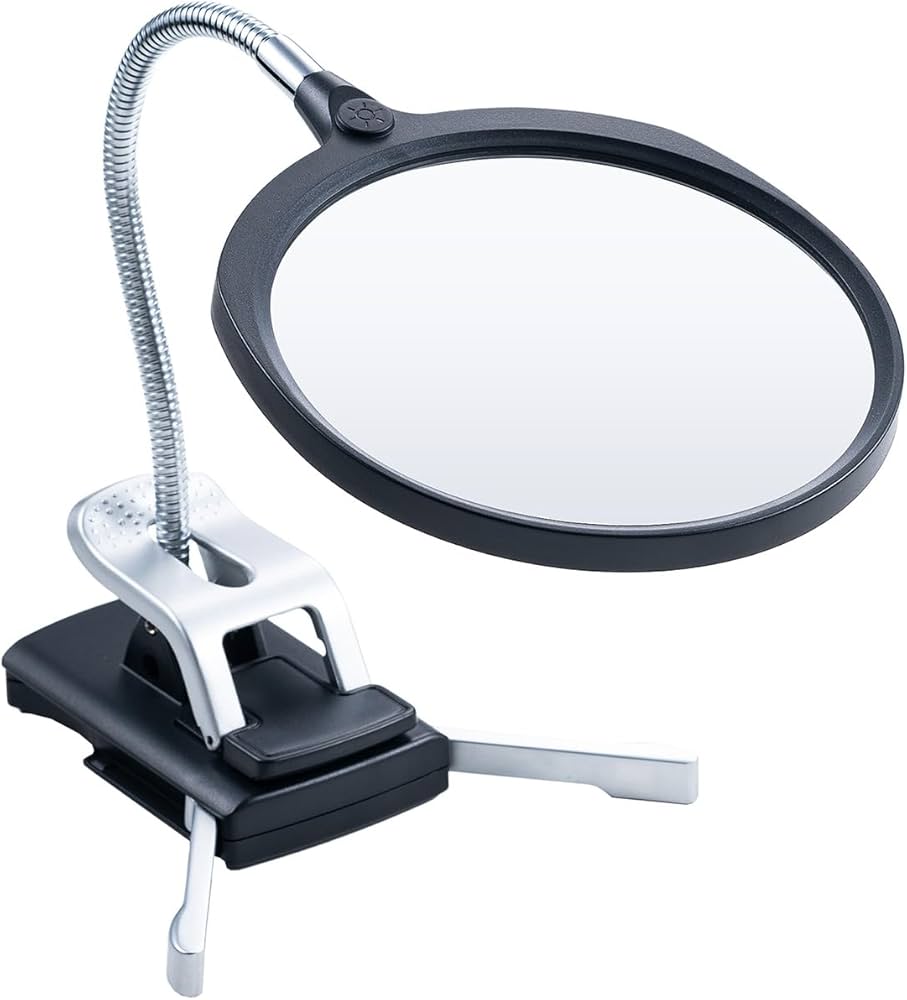 Amazon.co.jp: サンワダイレクト 拡大鏡 スタンドルーペ アクリル