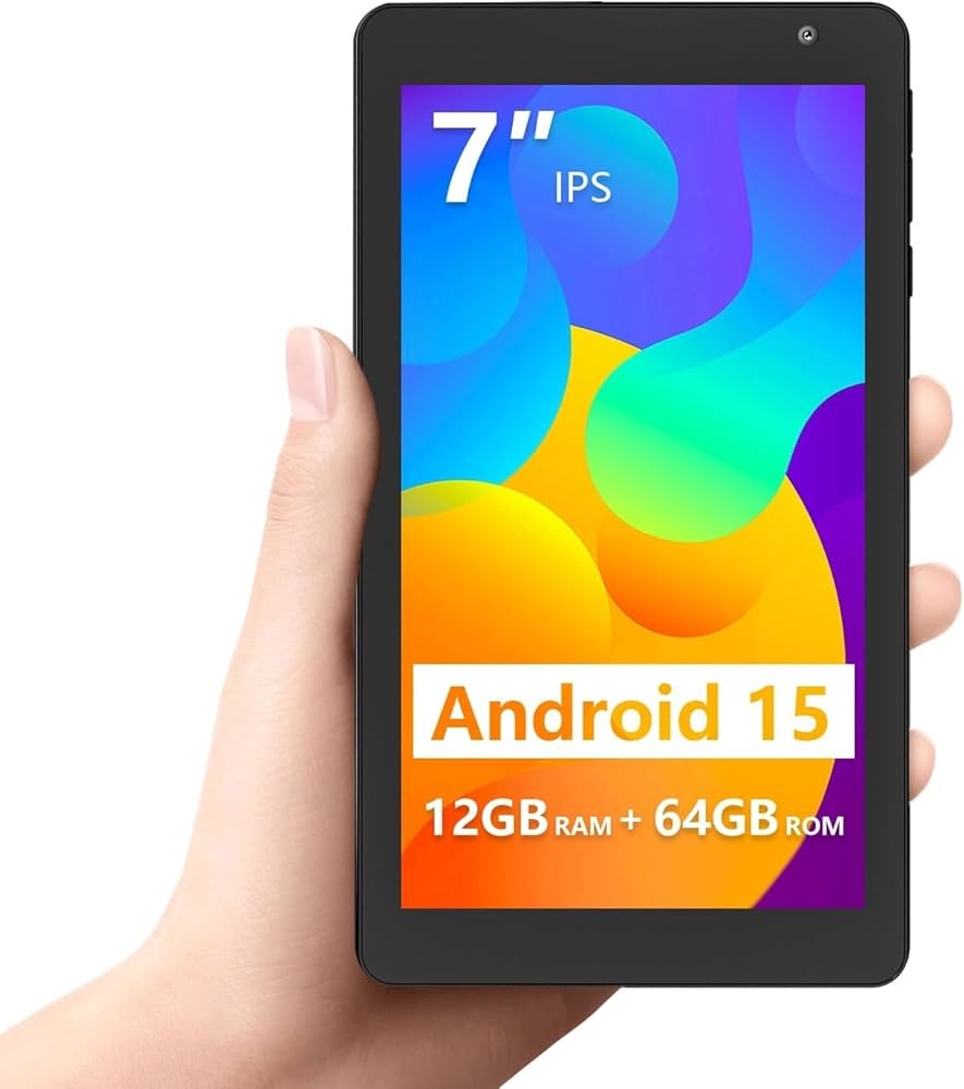 Amazon.co.jp: タブレット 7インチ wi-fiモデル Android15 12（3+9）GB