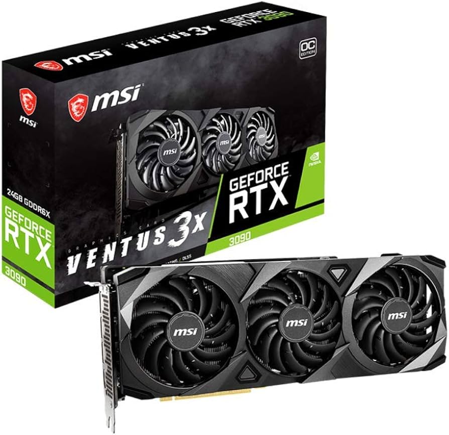 Amazon.com: MSI RTX 3090 Ventus 3X 24G OC Graphics Card 24GB