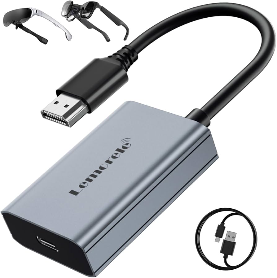 Amazon.co.jp: HDMI to USB C 交換アダプター 4K 60Hz Xreal One hub