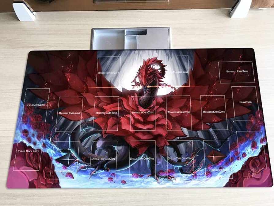 Amazon | Mlikemat プレイマット ブラックローズドラゴン TCG CCG OCG