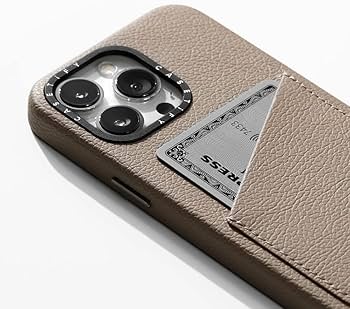 Amazon.com: CASETiFY iPhone 14 Plus Pebbled Card Case [Int