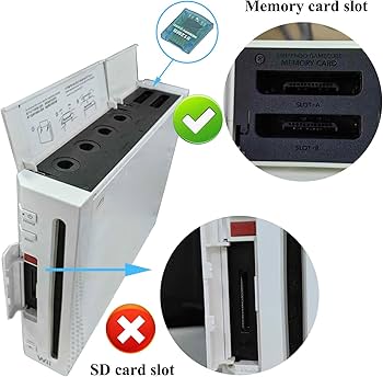 Amazon.co.jp: OSTENT メモリーカード Nintendo Wii ゲームキューブ