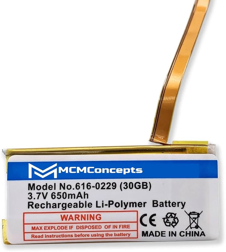 Amazon.com: MCMConcepts Replacement Battery for Apple iPod Classic