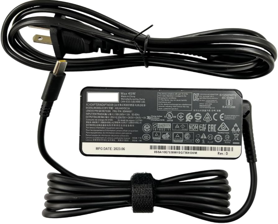 Amazon.co.jp: Lenovo ノートパソコン対応 45W USB-C/USB Type-C 電源