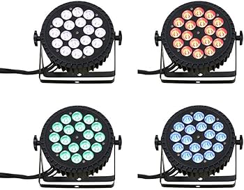 Amazon.co.jp: IMRELAX LED パーライト18灯×10W RGBW 4in1 ステージ