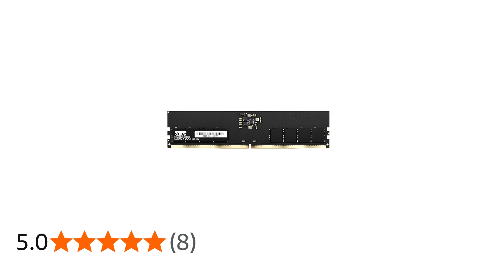 KLEVV DDR5 32GB (1x32GB) 5600MHz CL46 UDIMM SK Hynix A-Die Desktop