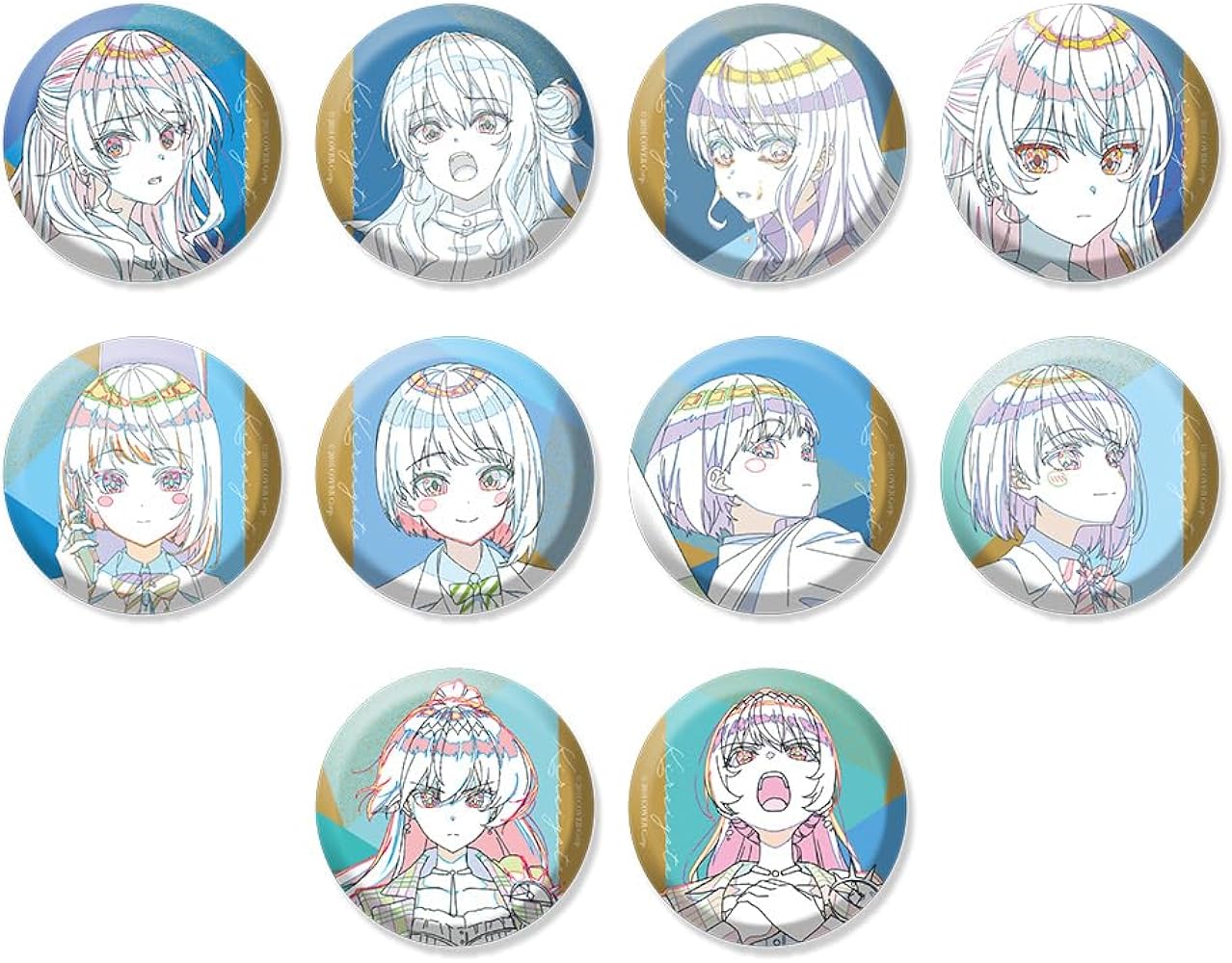 Amazon.co.jp: 《予約》星街すいせい「綺麗事」原画缶バッジ