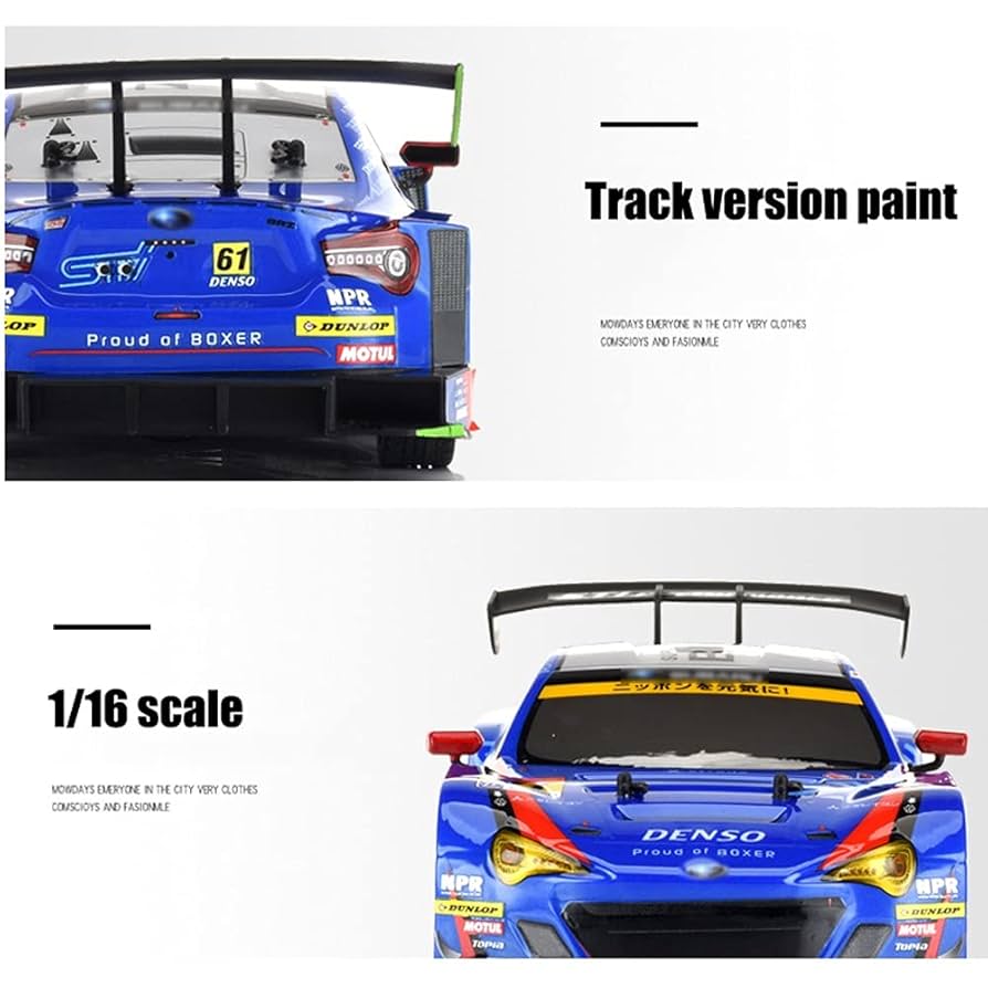 こんにちわんこそば専用 1/10 SUBARU BRZ GT300 R/Cカバー こんにちわ