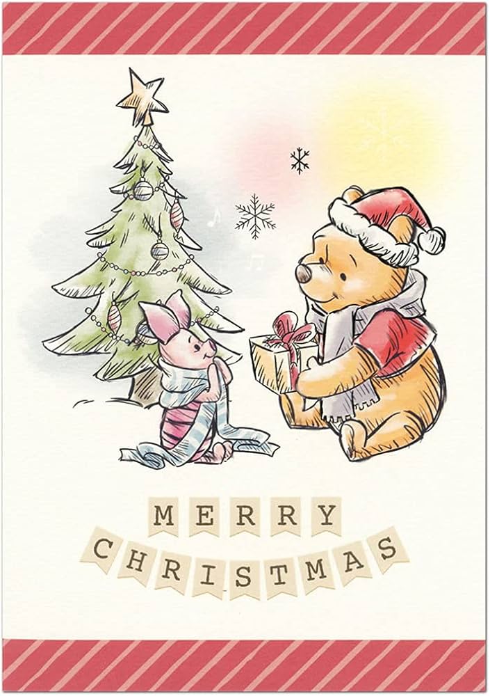 Amazon | ホールマーク ディズニー プーさん クリスマスカード