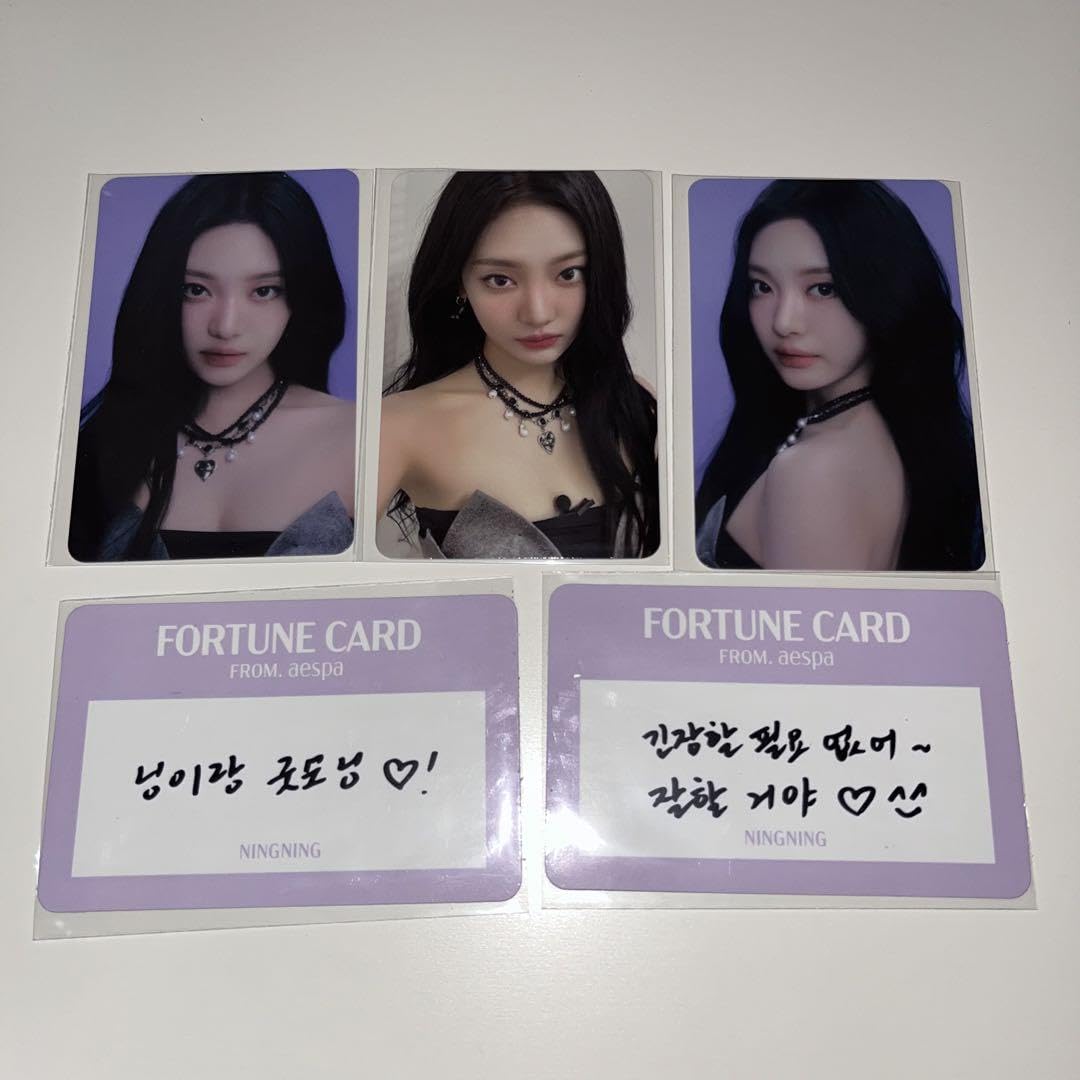 aespaウィンター 購入特典6000円 ペンミトレカ ファンミ2枚 aespa購入