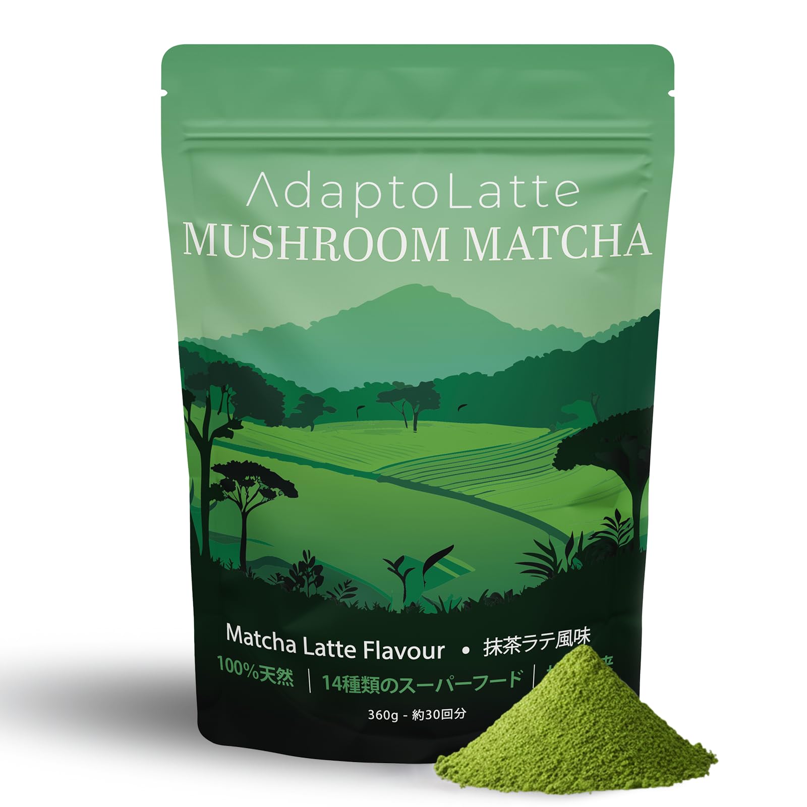 Amazon.co.jp: 【公式】AdaptoLatte アダプトラテ 抹茶 360g