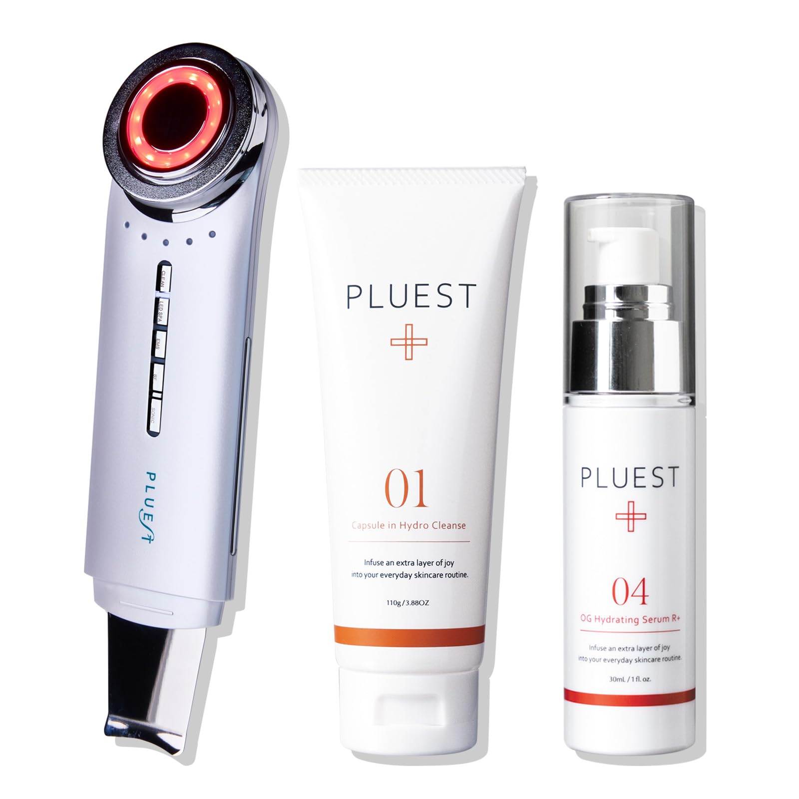 Amazon | PLUEST クレンジングジェル 美容液 美顔器 セット ビタミンc