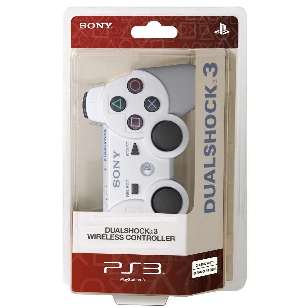 Amazon.com: PS3 Dualshock 3 wireless controller - White : Video Games