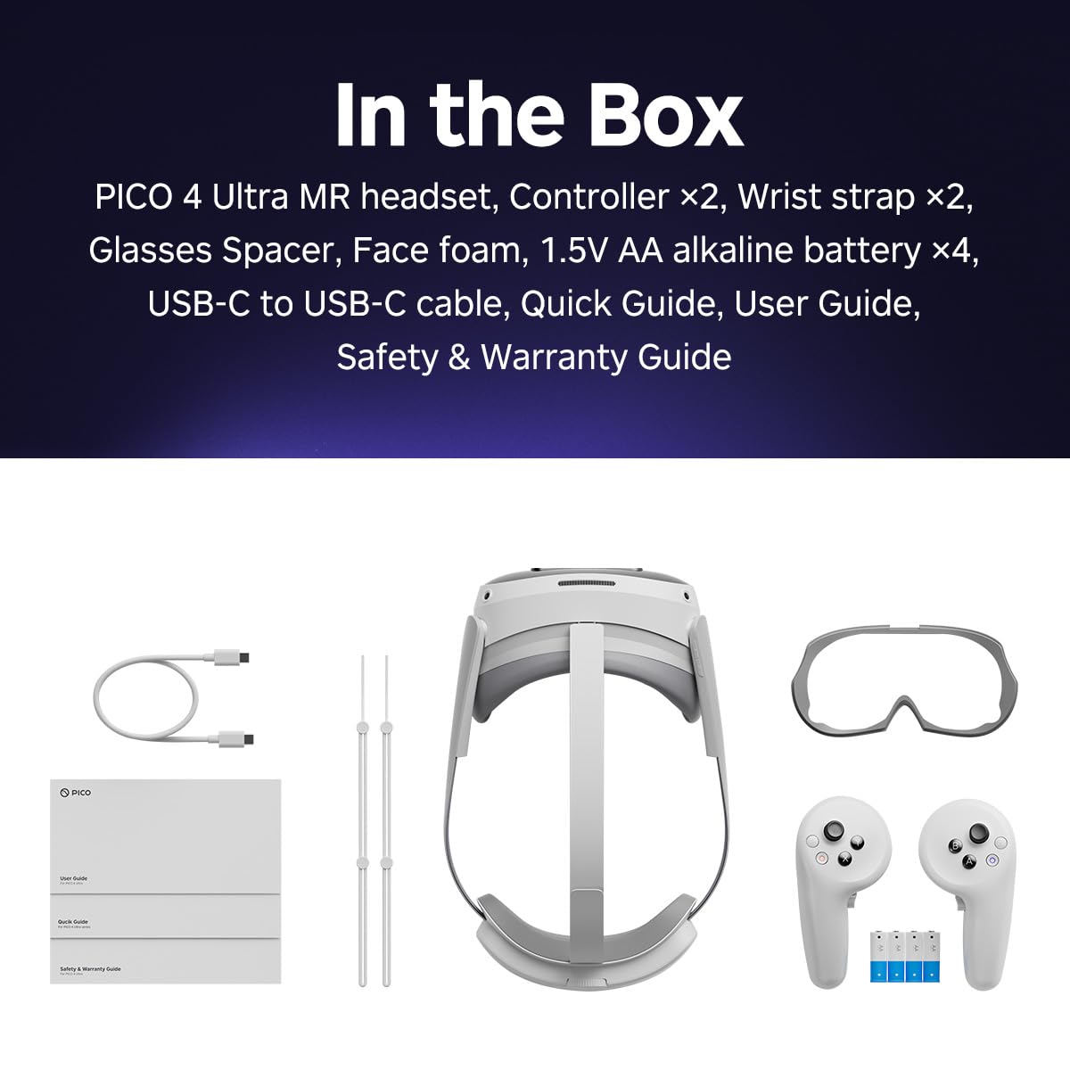 PICO 4 Ultra 256 GB - VR and Mixed Reality Headset : Amazon.co.uk