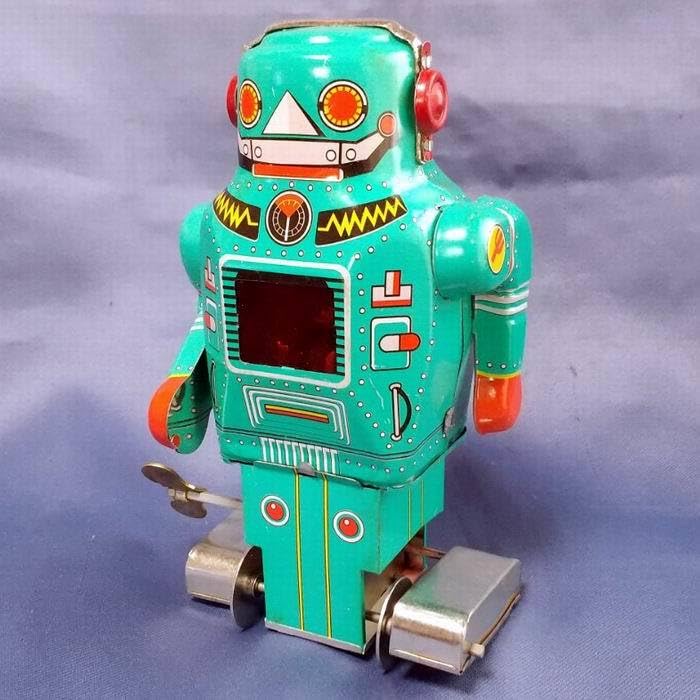 Amazon.co.jp: ブリキ製 スパーキーロボット 完全復刻版 SPARKY ROBOT