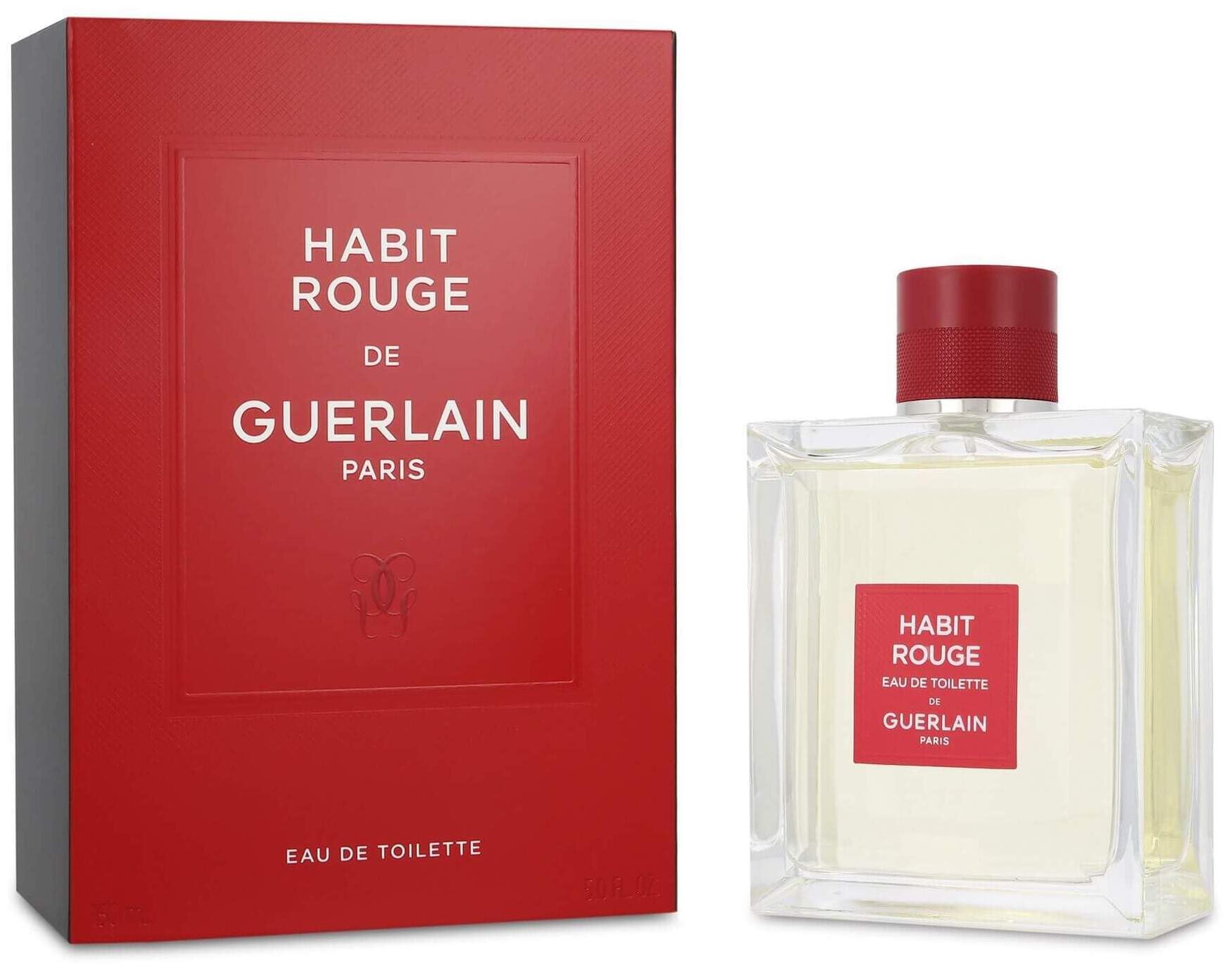 Guerlain Habit Rouge for Men Eau de Toilette Spray, 1.6 Ounce