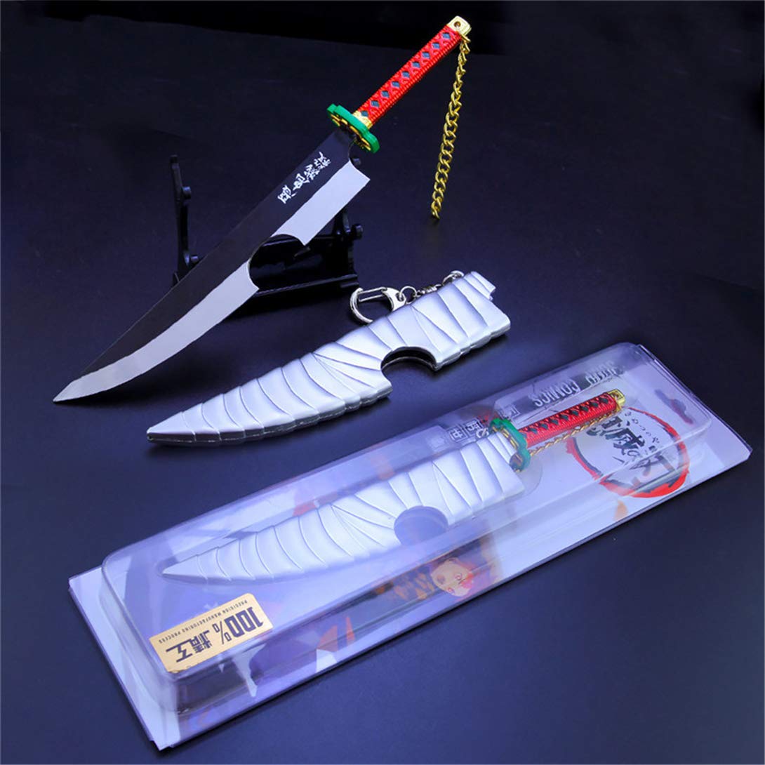 Amazon.co.jp: Wanqian 鬼滅 宇髄 天元 ペーパーナイフ ミニ日輪刀