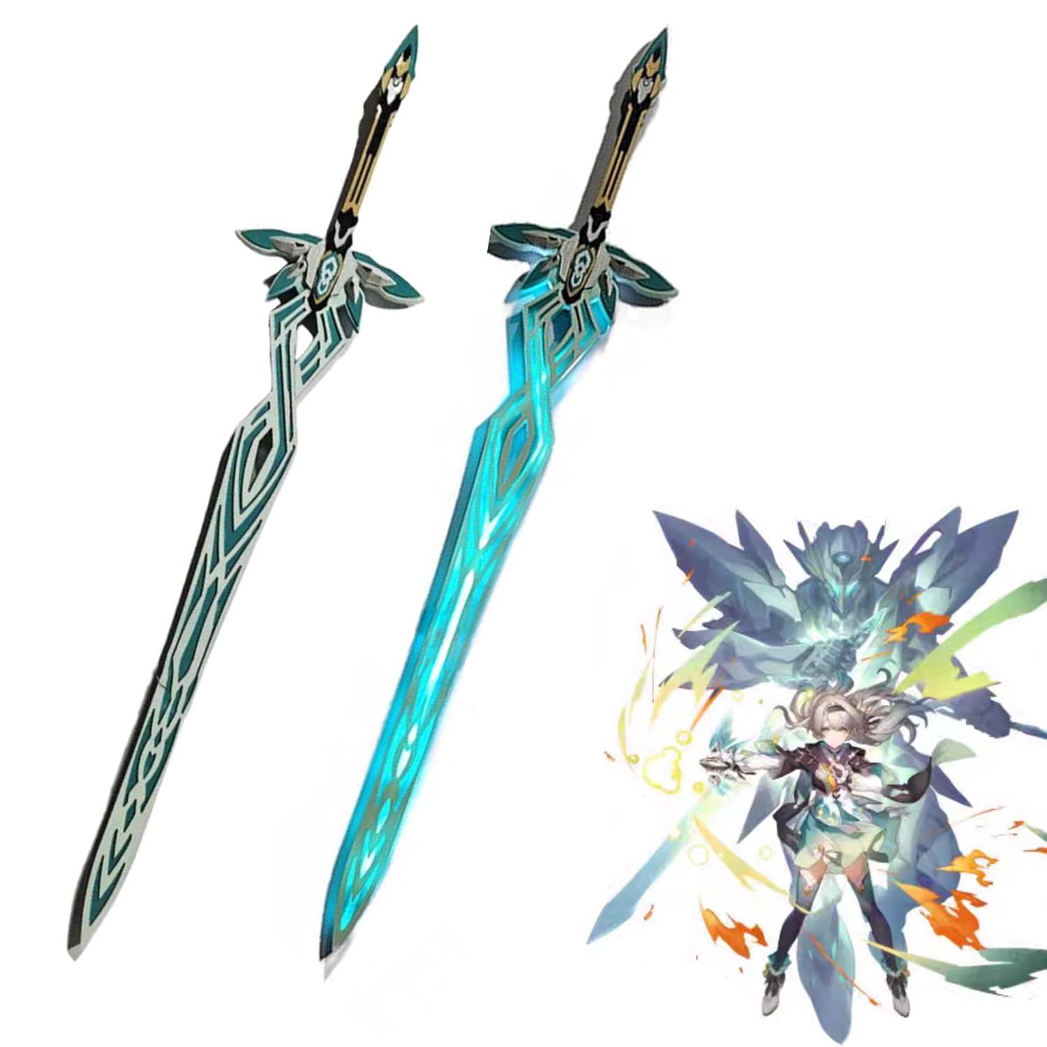 Amazon.co.jp: 崩壊スターレイル ホタル 武器 剣 発光 光刃 蛍流