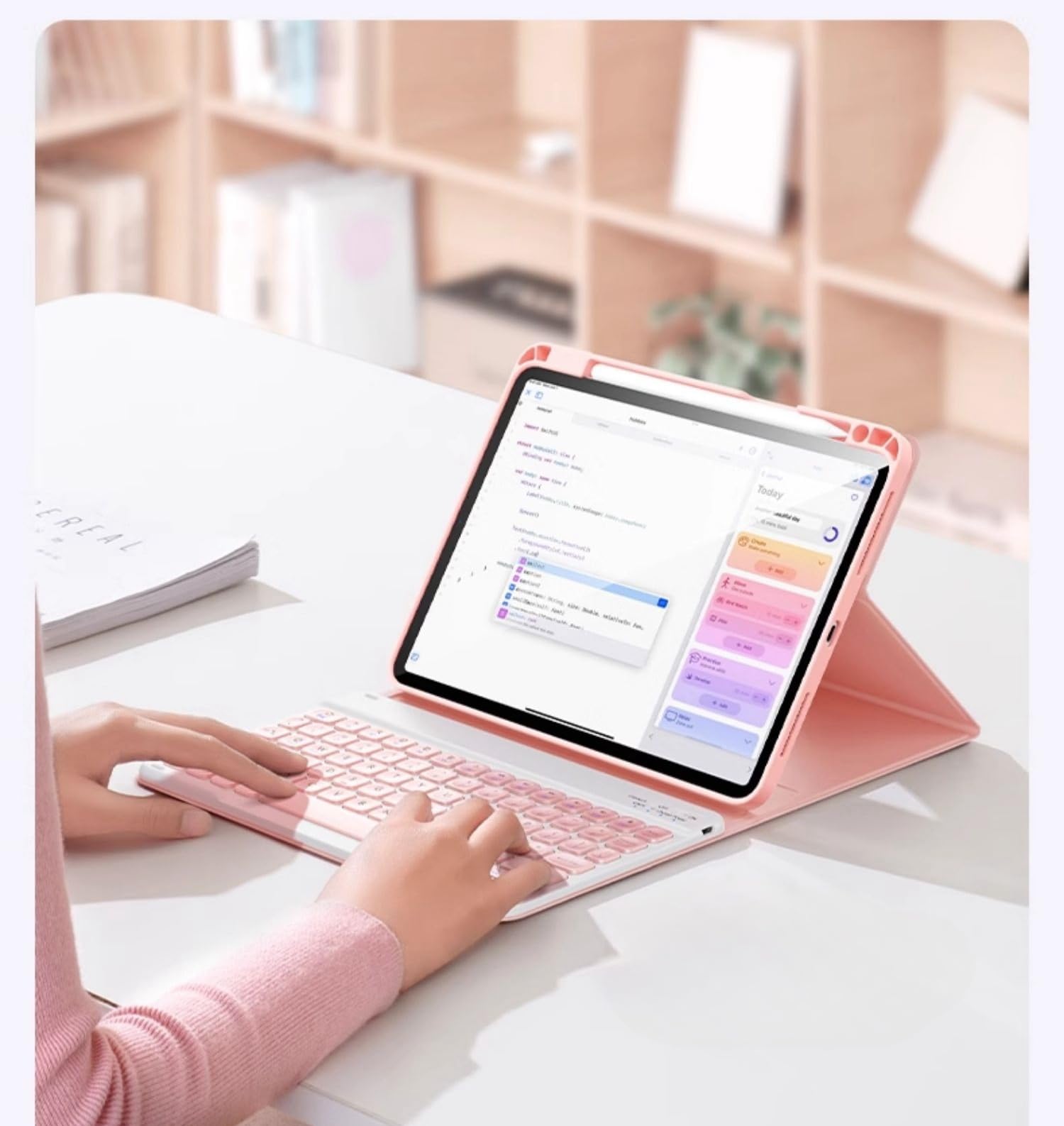 Amazon | 軽量 iPad Pro 11インチ(M4)ケース キーボード付 iPad Pro 11