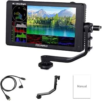 Amazon | Feelworld LUT6S 6インチ2600nit高輝度HDR/3D LUT波形