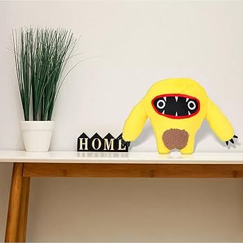 Amazon | イエローモンスターぬいぐるみ、25cmジョイヴィルパズル