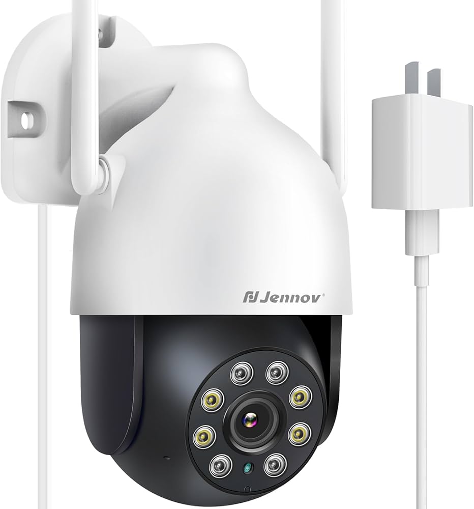 Amazon.co.jp: 防犯カメラ 屋外 防水 wifi 自動追尾機能 JENNOV 家庭用