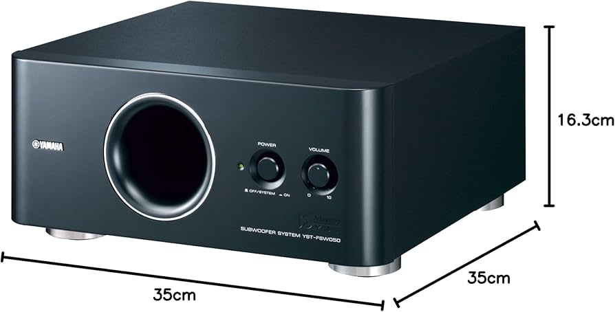 Amazon.co.jp: YAMAHA サブウーファーシステム YST-FSW050(B)ブラック