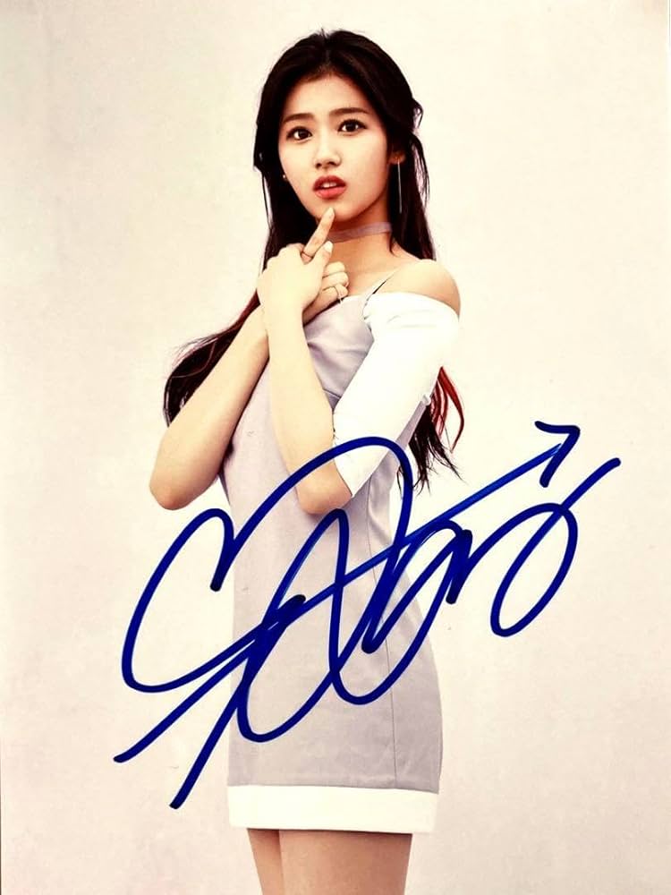 TWICE サナ サイン 直筆 写真 2Lサイズ Amazon.co.jp: サナ直筆サイン