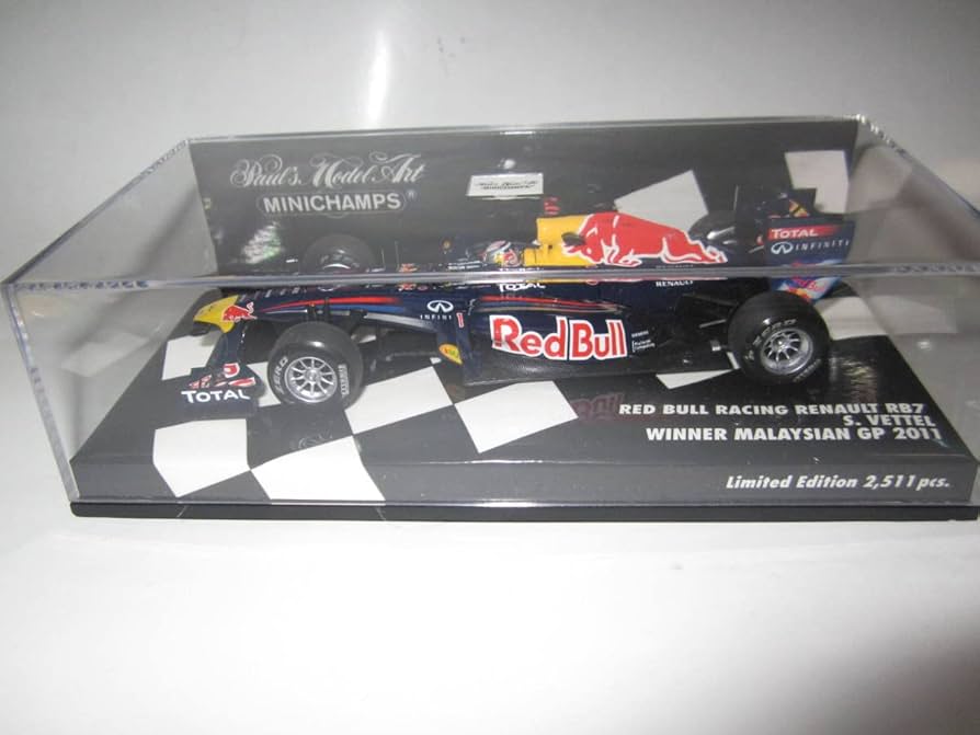Amazon | PMA ミニチャンプス 1/43 レッドブル RB7 2011年マレーシアGP