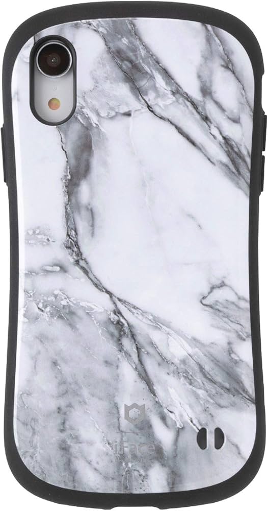 Amazon.co.jp: iFace First Class Marble iPhone XR ケース [ホワイト