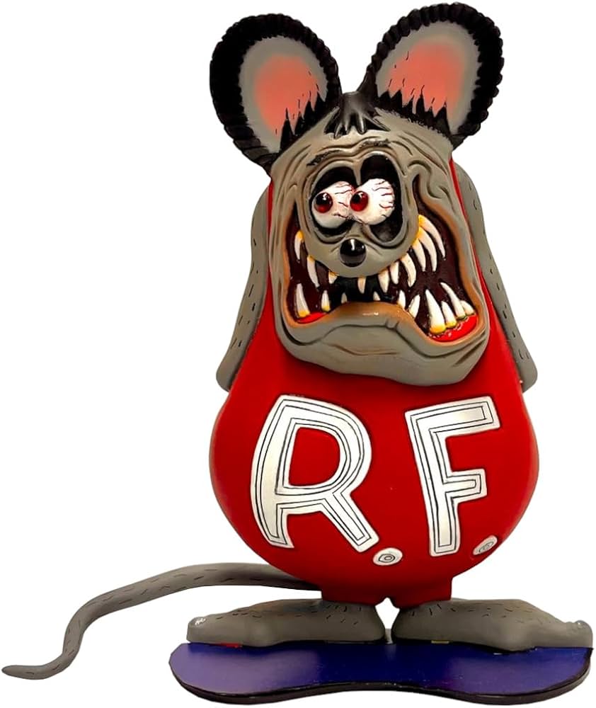 ATLANTIS Rat Fink Ed Big Daddy Roths Plastic Model, Miniatures