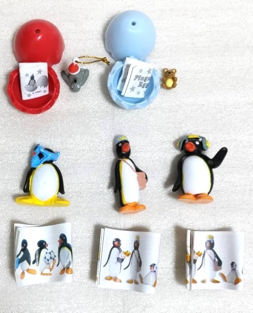 Amazon.co.jp: ピングーエッグ チョコエッグフィギュア 5点セット