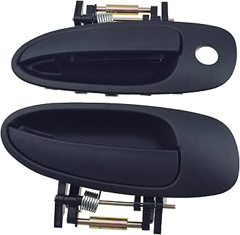 Amazon.com: 2Pcs Black Outside Door Handle Front Left Right for