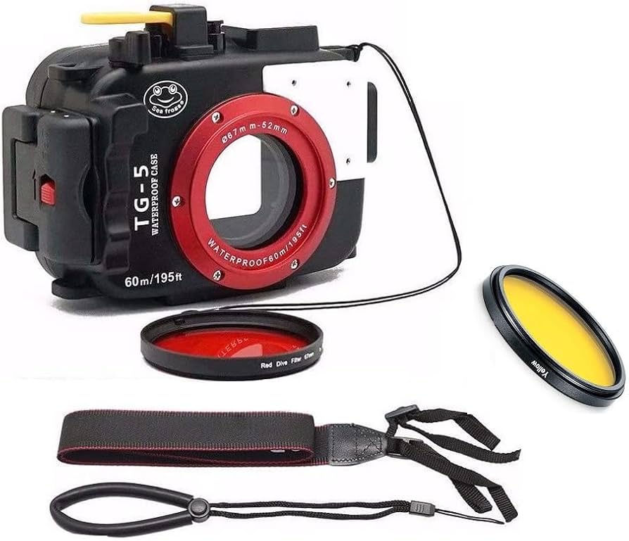 Amazon | Seafrogs 防水ケース オリンパス TG-5 水中カメラハウジング