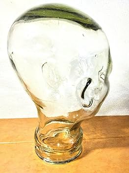 Amazon.co.jp: ヴィンテージ ガラス製 マネキンヘッド トルソー