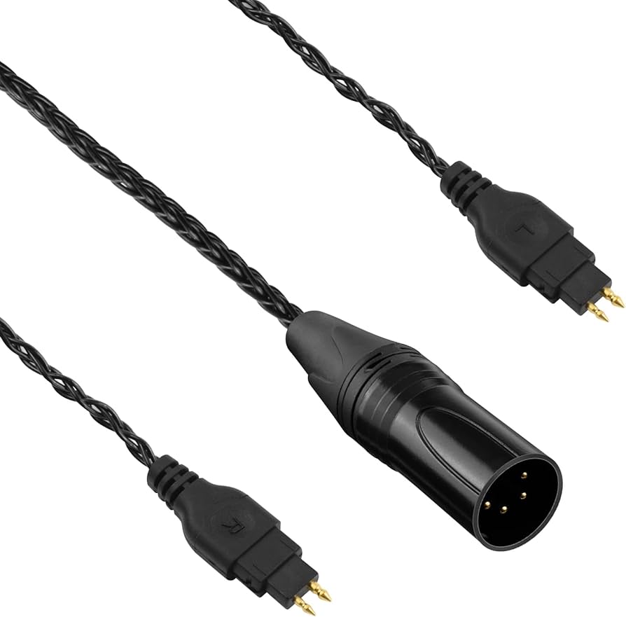 Amazon | Toxaoii 4ピン XLR バランス交換用コード ゼンハイザー HD6XX