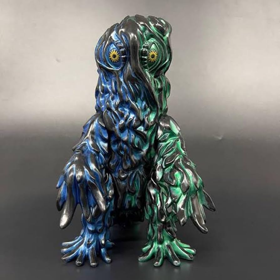 マルサン・ヘドラ・Painted by 吉阪隆・Blue ＆ Green マルサンヘドラ