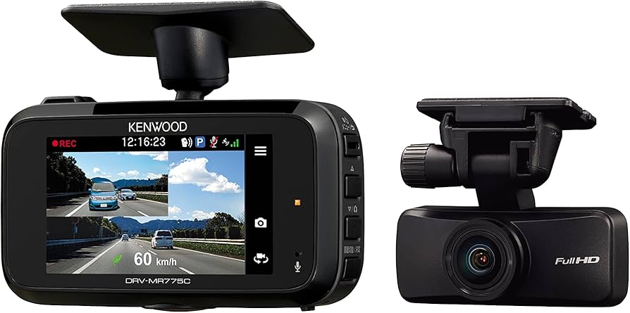 Amazon | ケンウッド ドライブレコーダー DRV-MR775C 前後撮影対応2