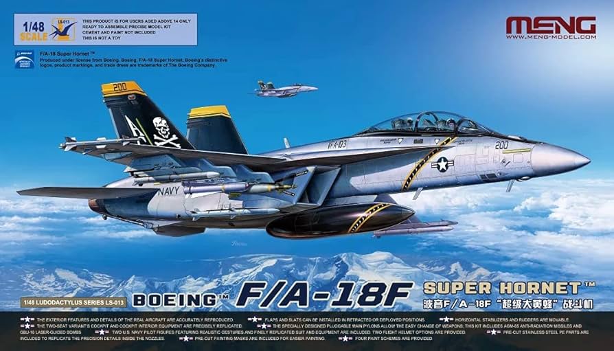 Amazon | モンモデル 1/48 アメリカ F/A-18F スーパーホーネット